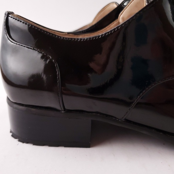 Nine West Black Patent Leather Oxfords - Picture 4 of 7